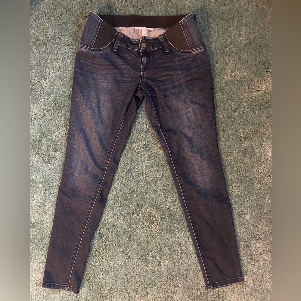 Dark Blue Maternity Skinny Jeans Size 2